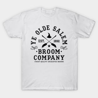 Wiccan Occult Witchcraft Salem Broom Company T-Shirt